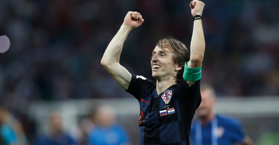 Croatian Captain Luka Modrić